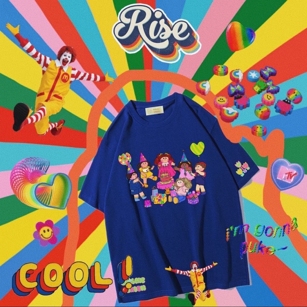 💖Cabbage Patch Kids Tee Original hand-painted cabbage patch dolls  cute T-Shirt